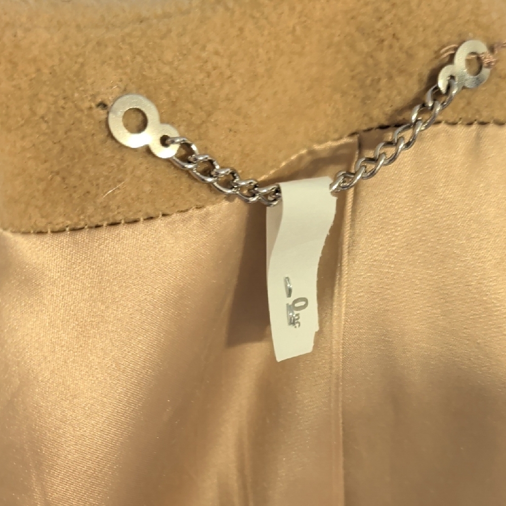 Stunning Coat! Elegant Tan Camel Women's Long Outercoat - Royal, Vintage Piece ! - Picture 6 of 16